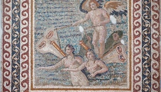 Daphne Antik Kenti'nde MS 3. Yüzyıla Ait Psykheler Kayığı Mozaiği Keşfi