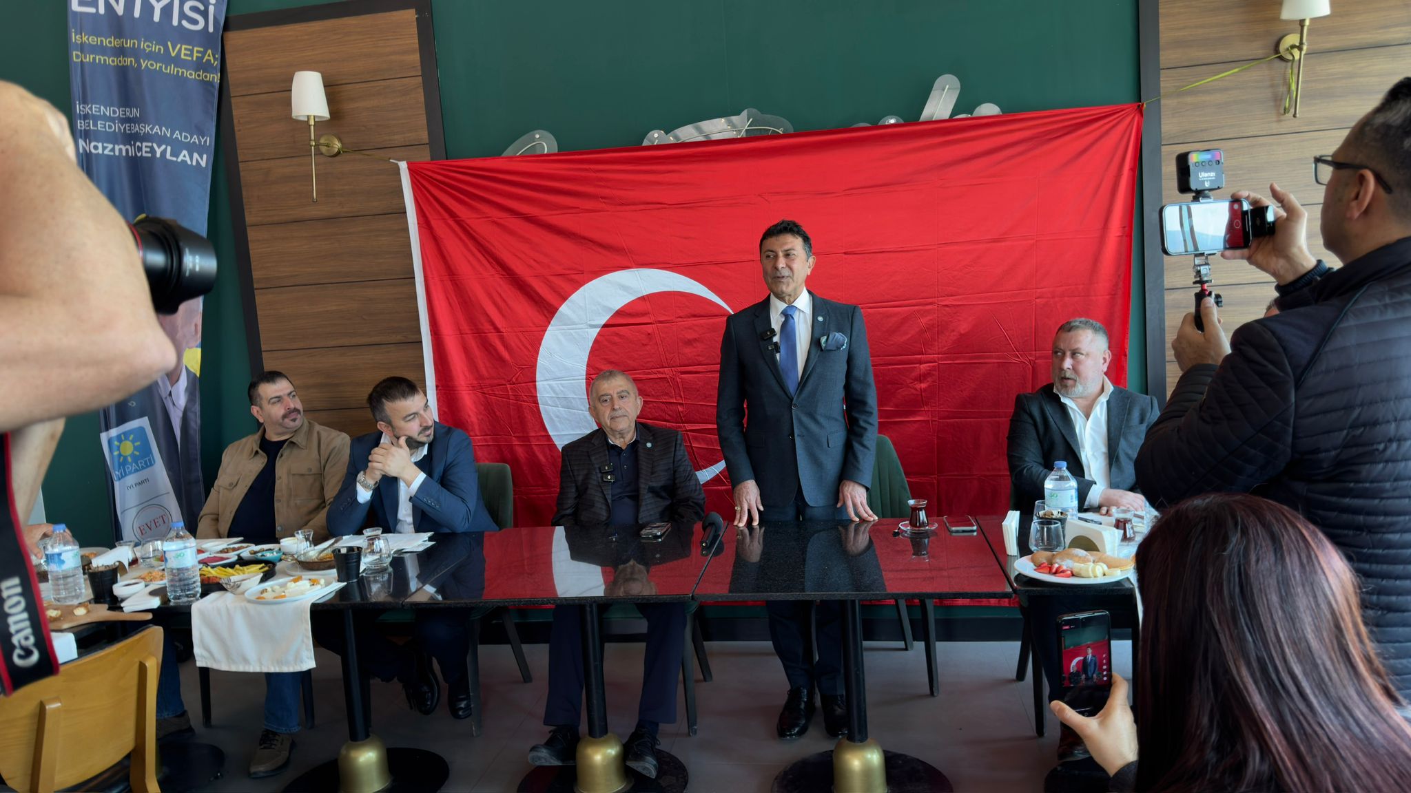 İYİ PARTİ İSKENDERUN VE HATAY BÜYÜKŞEHİR BELEDİYE BAŞKAN ADAYLARI, PROJELERİNİ AÇIKLADI