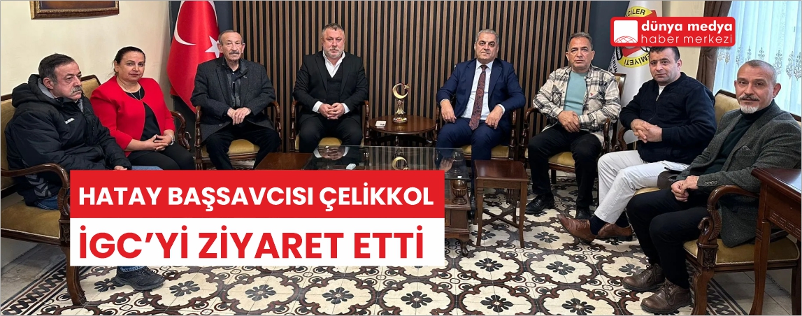 Başsavcı Çelikkol’dan İskenderun Gazeteciler Cemiyeti’ne Ziyaret