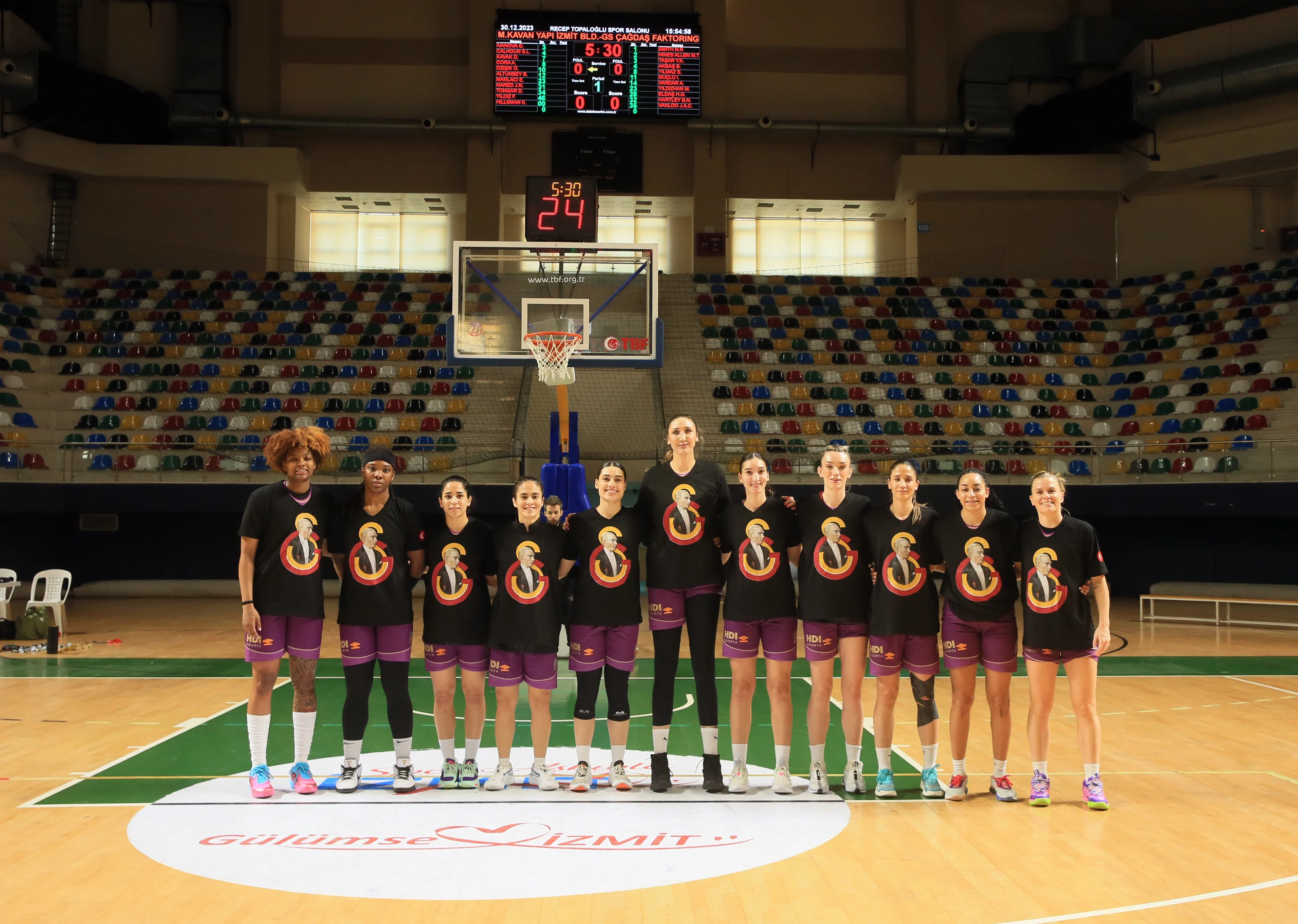 Galatasaray Çağdaş Faktoring, Hatay Büyükşehir Belediyespor'u 122-56 gibi Ezici Bir Skorla Yendi!